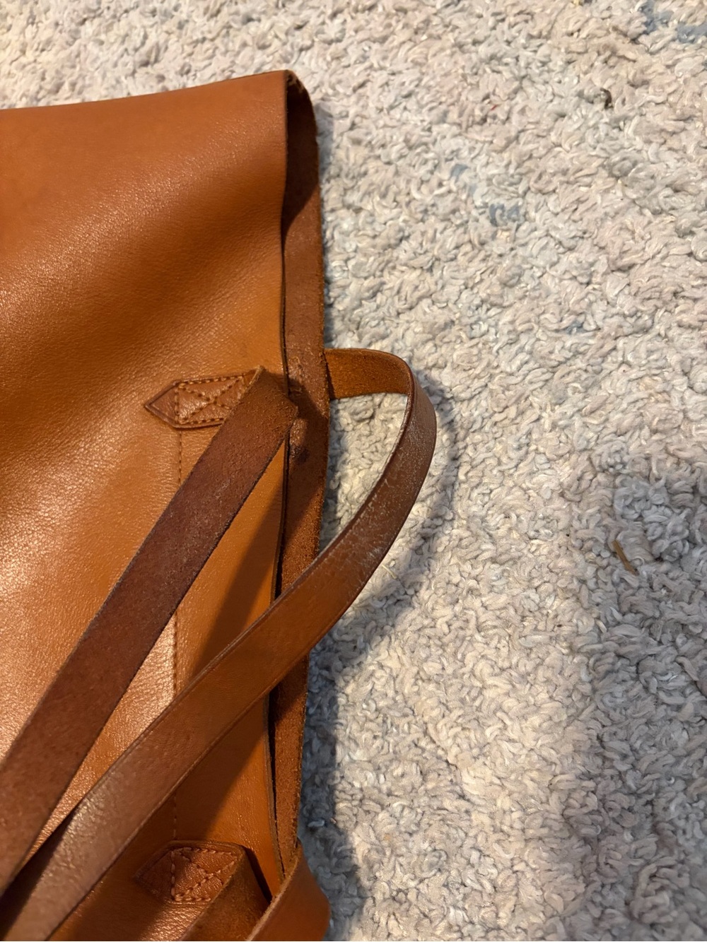 Madewell The Transport Tote English Saddle Brown Leather Classic Shoulder Bag - Picture 12 of 15